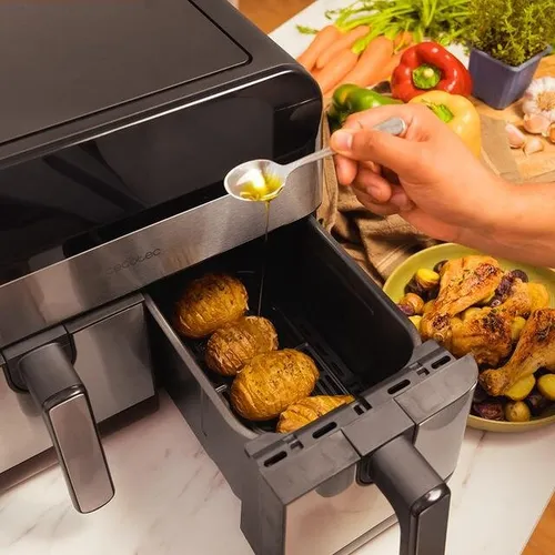 Air Fryer Frytownica CECOTEC Cecotec Cecofry Advance 9000 Inox 9l 8 automatycznych programów