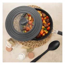 Pokrywka szklana silikonowa uniwersalna 24/26/28 cm