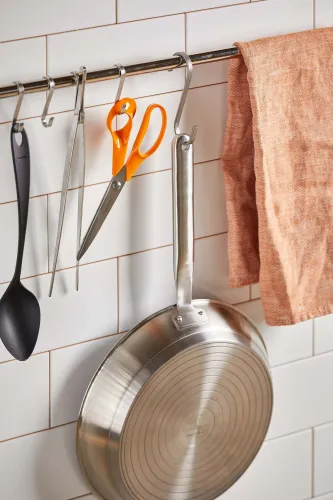 Patelnia Fiskars All Steel pure 1065628 Indukcja Stal nierdzewna 28cm