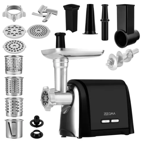 Maszynka do mięsa Zeegma Molen Chef Black 1900W 3 sitka Szatkownica