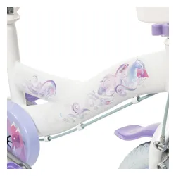 Rower dziecięcy HUFFY Disney Kraina Lodu 16 cali dla dziewczynki Biały