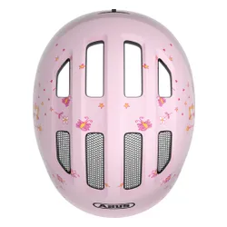 Kask rowerowy ABUS Smiley 3.0 LED Princess Różowy dla Dzieci (rozmiar M)