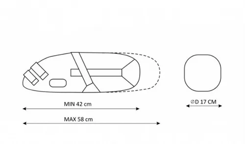 Koltuk kılıfı SPORT ARSENAL W2B Bikepacking sanat. 602