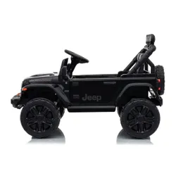 Auto Na Akumulator Jeep Rubicon 2X200W 24V Eva Skóra LED Pilot Radio MP3