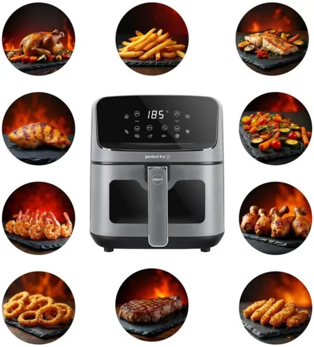 Air Fryer Frytkownica beztłuszczowa ELDOM FR45 Fritelo 4.2l z okienkiem do obserwacji postępów gotowania