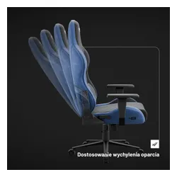 Fotel DIABLO CHAIRS X-One 2.0 Normal Size Czarno-niebieski