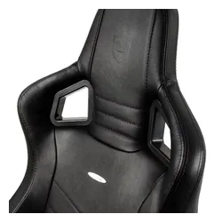 Fotel Noblechairs EPIC Gamingowy do 120kg Skóra naturalna Czarny