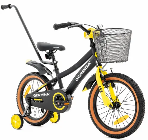Rower dziecięcy GERMINA BMX 16 cali Czarny