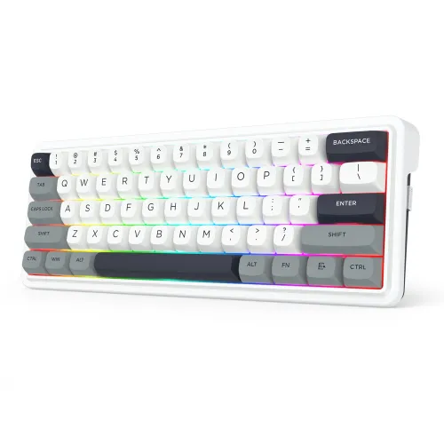 Klawiatura mechaniczna Redragon Draconic V2 K730WGP-RGB-PRO Biało-szary