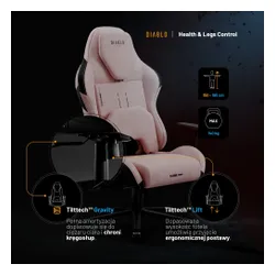Fotel DIABLO CHAIRS X-One Prime Różowy