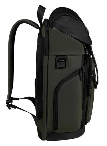 Рюкзак городской Samsonite Relyon Backpack 15,6" с клапаном - зелёный