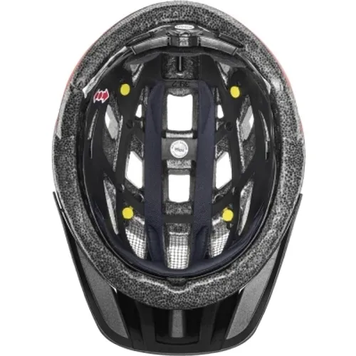 Kask rowerowy Uvex I-vo CC MIPS czarno-czerwony