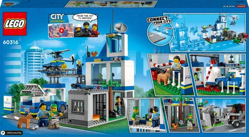 Конструктор Lego City полицейский участок (60316)