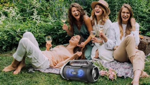 Głośnik mobilny HYUNDAI BTS40B Radio FM Czarny