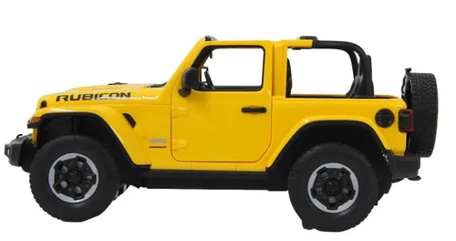 Zdalnie sterowany samochód COIL auto RC pilot duży JEEP Wrangler RS skala 1:14 żółty
