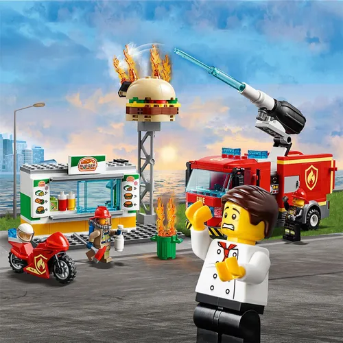 LEGO City Na ratunek w płonącym barze (60214)