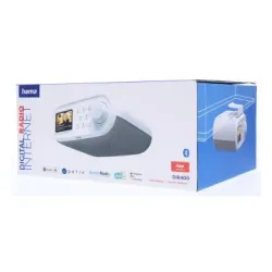 Radioodbiornik Hama DIR400 Radio FM, DAB, Internetowe Wi-Fi Bluetooth Biało-szary