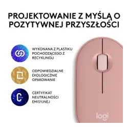 Myszka Logitech Pebble 2 Różowy