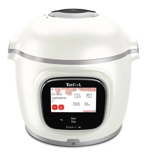Multicooker TEFAL Cook4me Touch Pro CY94X1F1 (Wi-Fi) z pokrywą do zapiekania Extra Crisp dającą funkcjonalność AirFryera