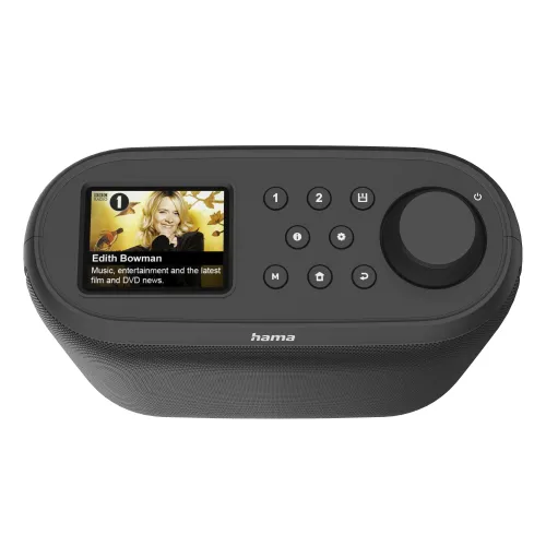 Radioodbiornik Hama DIR400 Radio FM, DAB, Internetowe Wi-Fi Bluetooth Czarny