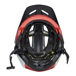 Kask rowerowy FOX Speedframe Pro Klif Fluorescencyjny Czerwony MTB (rozmiar S) MIPS