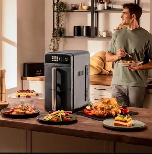 Air Fryer Frytkownica beztłuszczowa CECOTEC Cecofry DuoLevel 10000 10l z podwójnym koszem