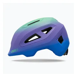 Kask rowerowy dziecięcy Giro Scamp II matte blue jewel/vivid green