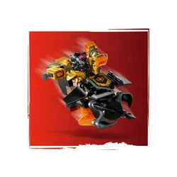 LEGO Ninjago 71793 lav ejderhası ateş dalgasına dönüşüyor