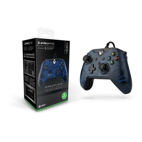 Геймпад PDP Xbox Series Mindnight Blue для Xbox, ПК-проводной - наушники LucidSound LS15X