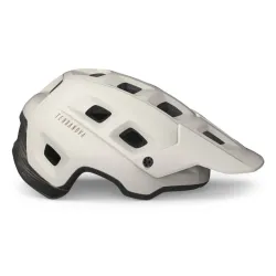 Kask rowerowy MET Terranova biało-brązowy