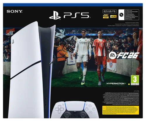 Konsola SONY PlayStation 5 Digital Slim Edition + FC26 (klucz aktywacyjny)
