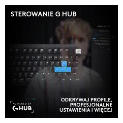 Klawiatura magnetyczna Logitech G Pro X2 TKL Rapid Różowy