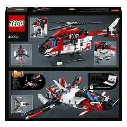 Конструктор Lego Technic спасательный вертолет (42092)