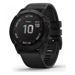 Смарт-часы Garmin fenix 6X Pro черные с черным ремешком (010-02157-01)