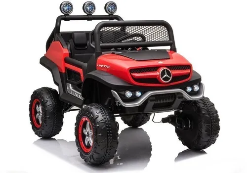 Auto Na Akumulator Mercedes Unimog S 4X4 Pilot Koła Eva Światła LED MP3 Radio