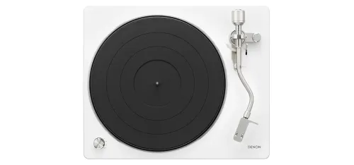 Gramofon Denon DP-450USB Manualny Napęd paskowy Przedwzmacniacz Biały