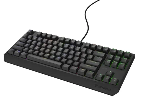 Klawiatura mechaniczna Genesis Thor 230 TKL US RGB Outemu Brown Czarny