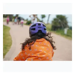 Kask rowerowy dziecięcy ATTABO K200 fioletowy