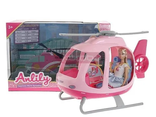 Lalka 29cm z helikopterem