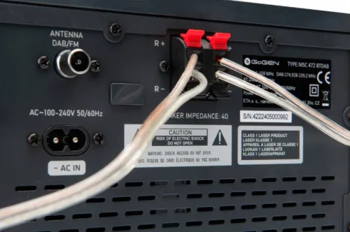 Wieża GoGEN MSC472BTDAB Szary
