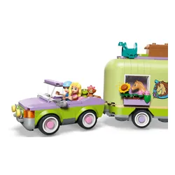 LEGO 42695 Friends Przyczepa z koniem i źrebaczkiem