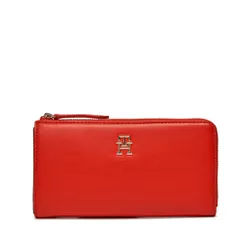 Женский кошелек Tommy Hilfiger Th Central Cc And Coin Fierce Red XND