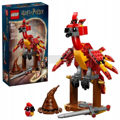 LEGO HARRY POTTER 76448 FAWKES FENIKS DUMBLEDO zestaw klocków dla dzieci 8+