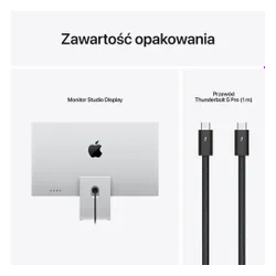 Monitor APPLE Studio Display 2026 27" 5120x2880px (Szkło standardowe, Podstawka z regulacją pochylenia i wysokości)