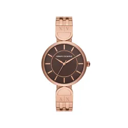 Armani Exchange Brooke AX5384 Brown / Rose Gold Saati