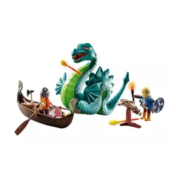 Playmobil Zestaw z figurkami My Life 71830 Wiking z morskim potworem