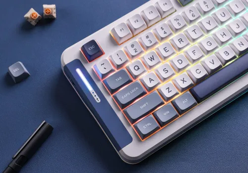 Klawiatura MCHOSE X75-2A Biało-niebieski