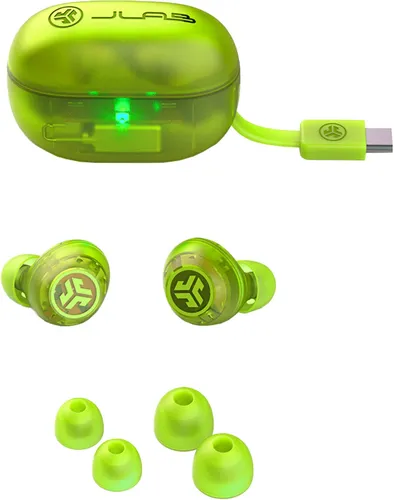 Słuchawki dokanałowe JLAB Go Pop ANC Żółto-przezroczysty