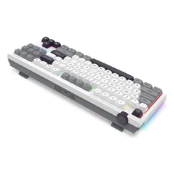 Klawiatura REDRAGON Otiim Pro K729WGB RGB Hot Swap Bullet QL Switch Biało-szary