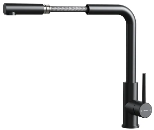 Bateria Teka UNI 9331 BK 5L Czarny mat Stal szlachetna